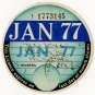 (I.B) GB Revenue : Car Tax Disc (Austin 1977)