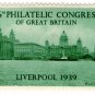 (I.B) Cinderella : 26th Philatelic Congress (Liverpool 1939)