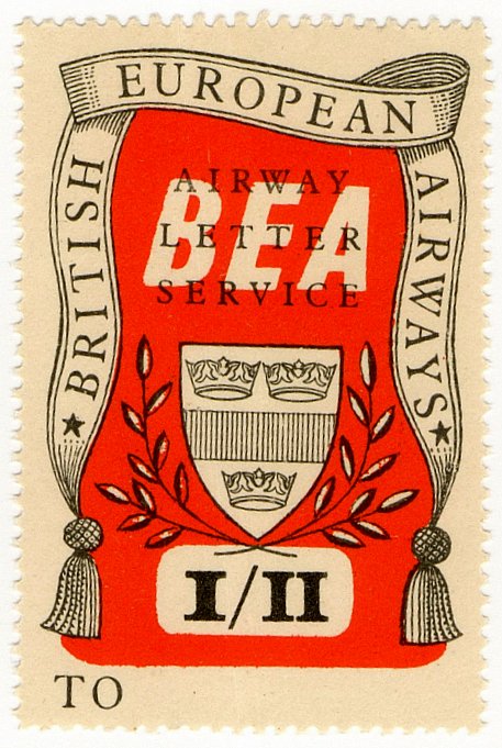 (I.B) Cinderella Collection : BEA Airway Letter Service 1/11d