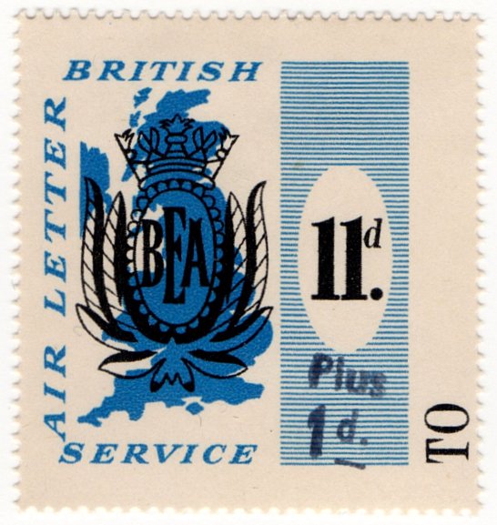 (I.B) Cinderella Collection : BEA Airway Letter Service 1/-
