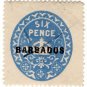 (I.B) Barbados Revenue : Duty 6d