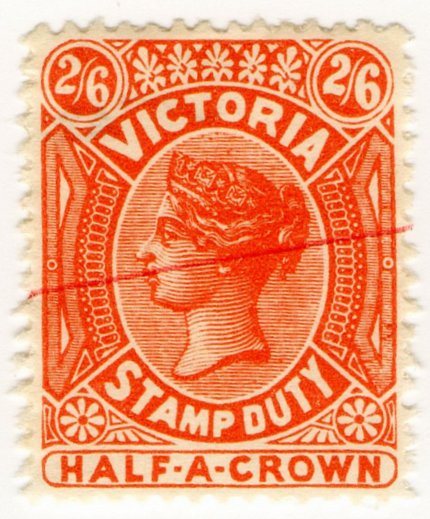 (I.B) Australia - Victoria Revenue : Stamp Duty 2/6d