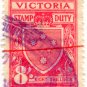 (I.B) Australia - Victoria Revenue : Stamp Duty 8/-