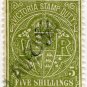 (I.B) Australia - Victoria Revenue : Stamp Duty 5/-