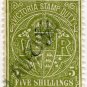 (I.B) Australia - Victoria Revenue : Stamp Duty 5/-