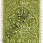 (I.B) Australia - Victoria Revenue : Stamp Duty 5/-