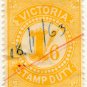 (I.B) Australia - Victoria Revenue : Stamp Duty 1/6d