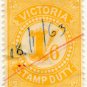 (I.B) Australia - Victoria Revenue : Stamp Duty 1/6d