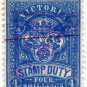 (I.B) Australia - Victoria Revenue : Stamp Duty 4/-