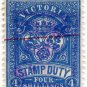 (I.B) Australia - Victoria Revenue : Stamp Duty 4/-