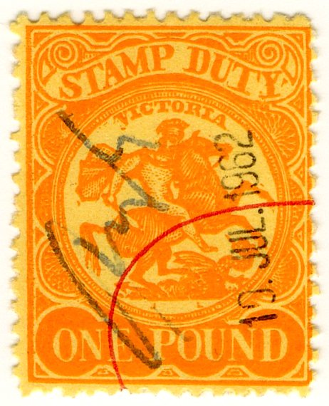 (I.B) Australia - Victoria Revenue : Stamp Duty &Acirc;&pound;1