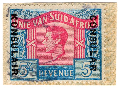 (I.B) South Africa Revenue : Consular 5/- (language error)