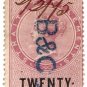 (I.B) Straits Settlements Revenue : Duty 25c