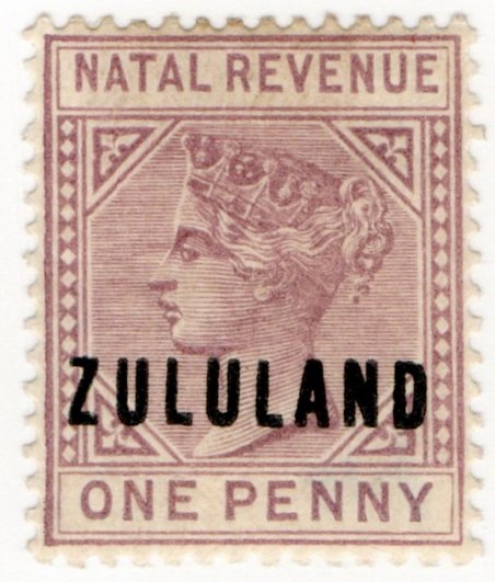 (I.B) Zululand Revenue : Duty Stamp 1d