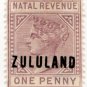 (I.B) Zululand Revenue : Duty Stamp 1d
