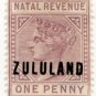 (I.B) Zululand Revenue : Duty Stamp 1d