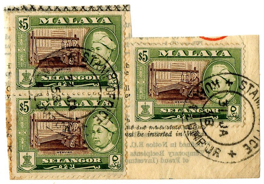 (I.B) Malaya States Revenue : Selangor Duty $15