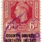 (I.B) George VI Revenue : County Courts (Northern Ireland) 6d