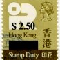 (I.B) Hong Kong Revenue : Stamp Duty $2.50 on $30 OP