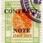 (I.B) Hong Kong Revenue : Contract Note $20