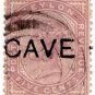 (I.B) Ceylon Postal : 5c Cave Pre-Cancel
