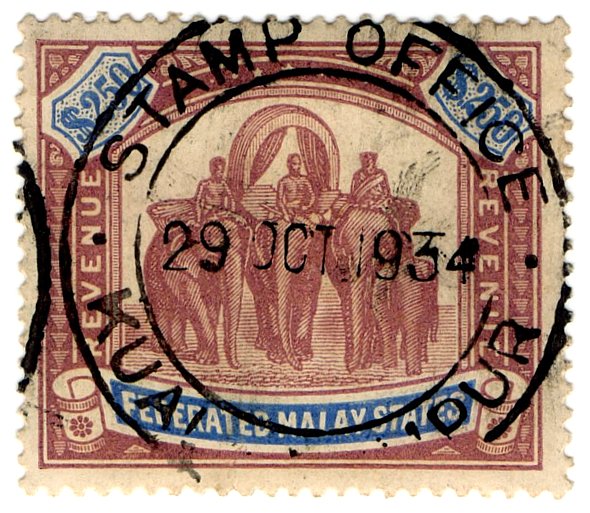 (I.B) Federated Malaya States Revenue : Duty $250