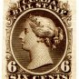 (I.B) Canada Revenue : Bill Stamp 6c (colour trial)