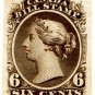 (I.B) Canada Revenue : Bill Stamp 6c (colour trial)
