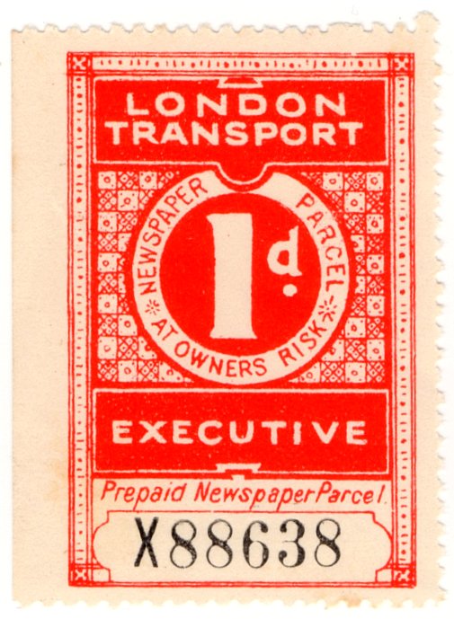 (I.B) London Transport Executive : Railway Newspapers 1d