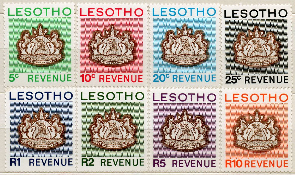(I.B) Lesotho Revenue : Duty Stamp Collection