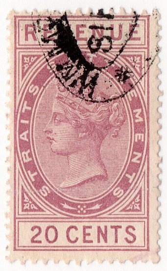 (I.B) Straits Settlements Revenue : Duty 20c