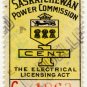 (I.B) Canada Revenue : Saskatchewan Power 1c