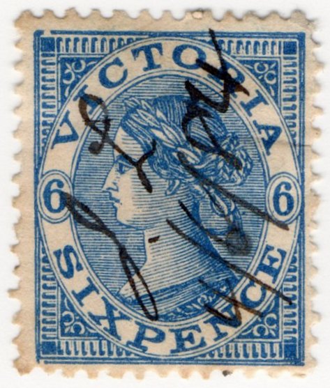 (I.B) Australia - Victoria Revenue : Stamp Duty 6d