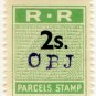 (I.B) Rhodesia Railways : Parcels Stamp 2/-