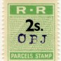 (I.B) Rhodesia Railways : Parcels Stamp 2/-