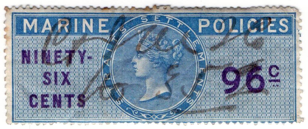 (I.B) Straits Settlements Revenue : Marine Policies 96c