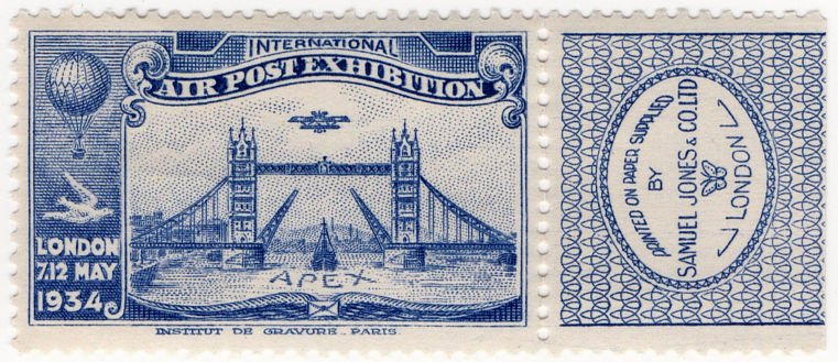 (I.B) Cinderella : International Air Post 1934