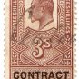(I.B) Edward VII Revenue : Contract Note 3/-