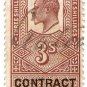 (I.B) Edward VII Revenue : Contract Note 3/-