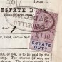 (I.B) QV Revenue : Estate Duty £1 10/- (complete document)