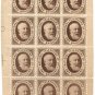 (I.B) National Telephone Company : 1/- Brown (complete sheet)
