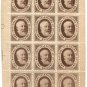 (I.B) National Telephone Company : 1/- Brown (complete sheet)