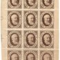 (I.B) National Telephone Company : 1/- Brown (complete sheet)