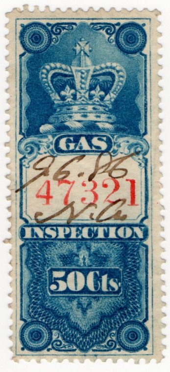 (I.B) Canada Revenue : Gas Inspection 50c