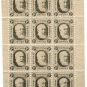 (I.B) National Telephone Company : 1d Black (complete sheet)