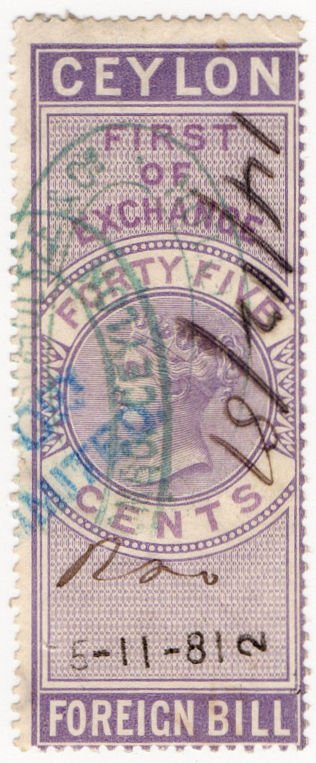 (I.B) Ceylon Revenue : Foreign Bill 45c