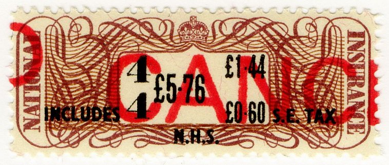 (I.B) Elizabeth II Revenue : National Insurance &Acirc;&pound;5.76