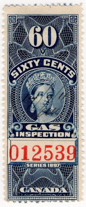 (I.B) Canada Revenue : Gas Inspection 60c