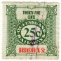 (I.B) Australia - Queensland Railways : Parcel 25c (Brunswick Street)