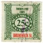(I.B) Australia - Queensland Railways : Parcel 25c (Brunswick Street)